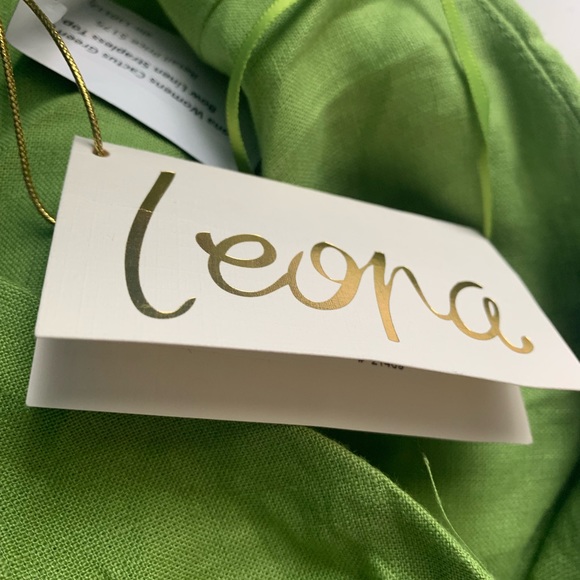 Reformation Leona By Lauren Leonard Y2K Green Strapless Lurleen Top NWT Size 4 - Picture 4 of 5